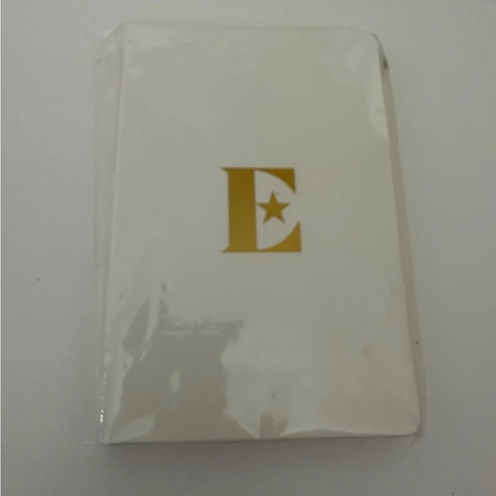 NEW Elton John White with Gold E Logo Notebook Luxury Memorabilia Holiday Gift